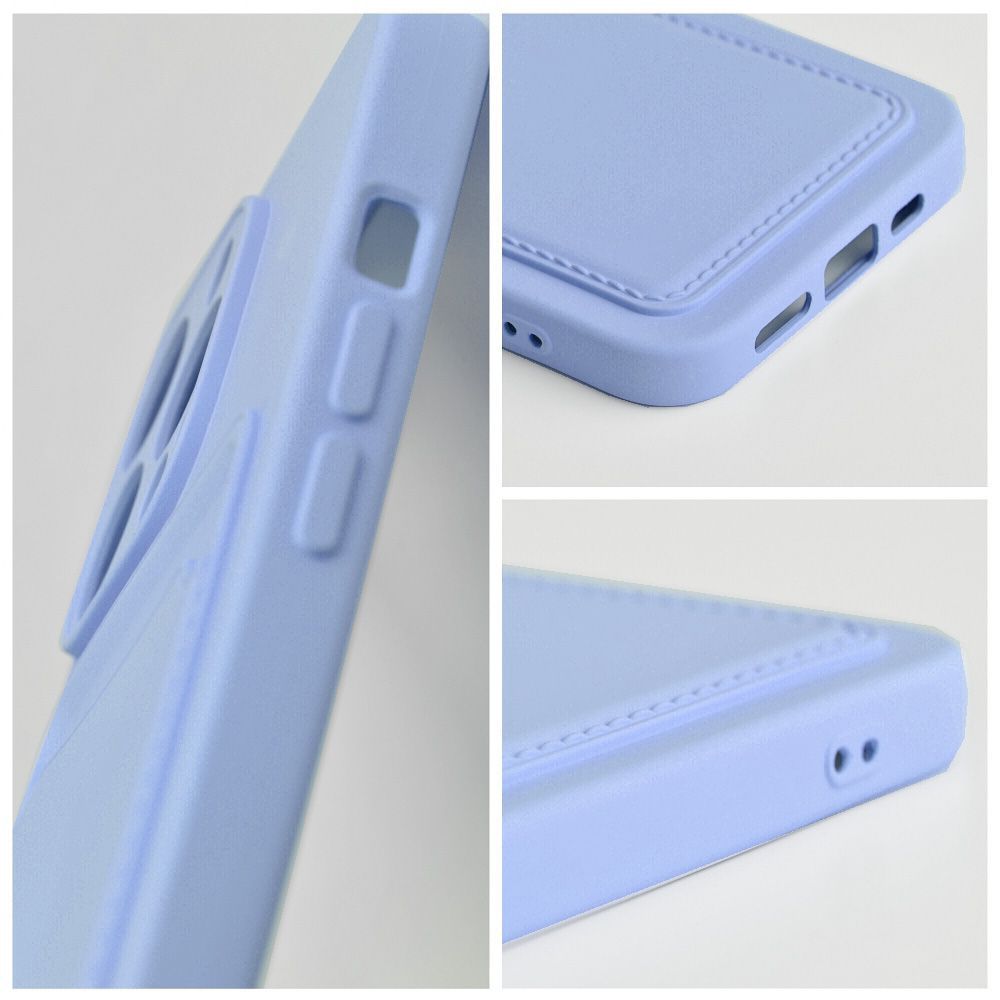 Θήκη Σιλικόνης Sonique Card Case Apple iPhone 15 Λιλά