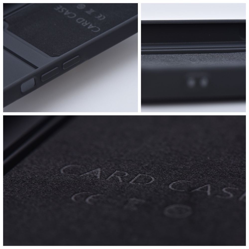 Θήκη Σιλικόνης Sonique Card Case Apple iPhone 15 Μαύρο
