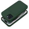 Θήκη Σιλικόνης Sonique Card Case Apple iPhone 15 Πράσινο Σκούρο