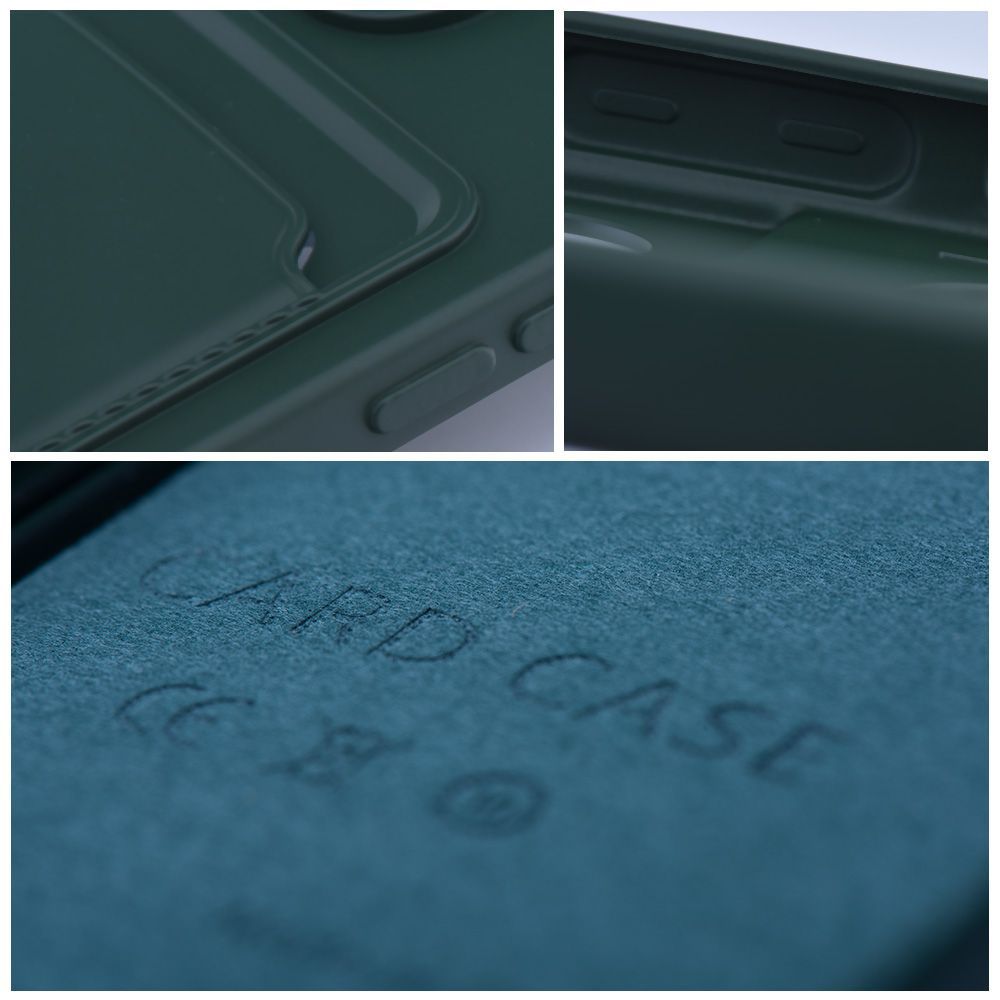 Θήκη Σιλικόνης Sonique Card Case Apple iPhone 15 Πράσινο Σκούρο