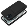 Θήκη Σιλικόνης Sonique Card Case Apple iPhone 15 Plus Μαύρο