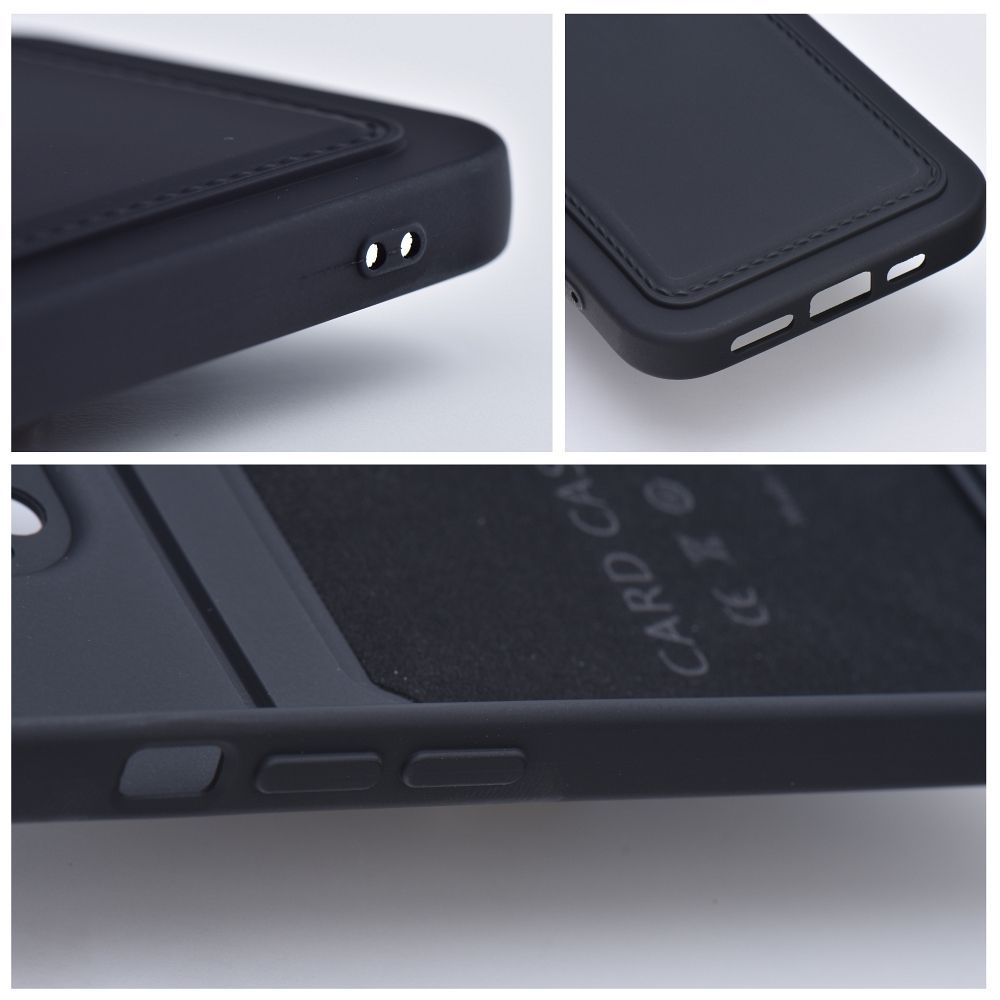 Θήκη Σιλικόνης Sonique Card Case Apple iPhone 15 Plus Μαύρο