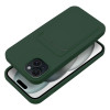 Θήκη Σιλικόνης Sonique Card Case Apple iPhone 15 Plus Πράσινο Σκούρο