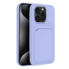 Θήκη Σιλικόνης Sonique Card Case Apple iPhone 15 Pro Λιλά