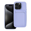 Θήκη Σιλικόνης Sonique Card Case Apple iPhone 15 Pro Λιλά