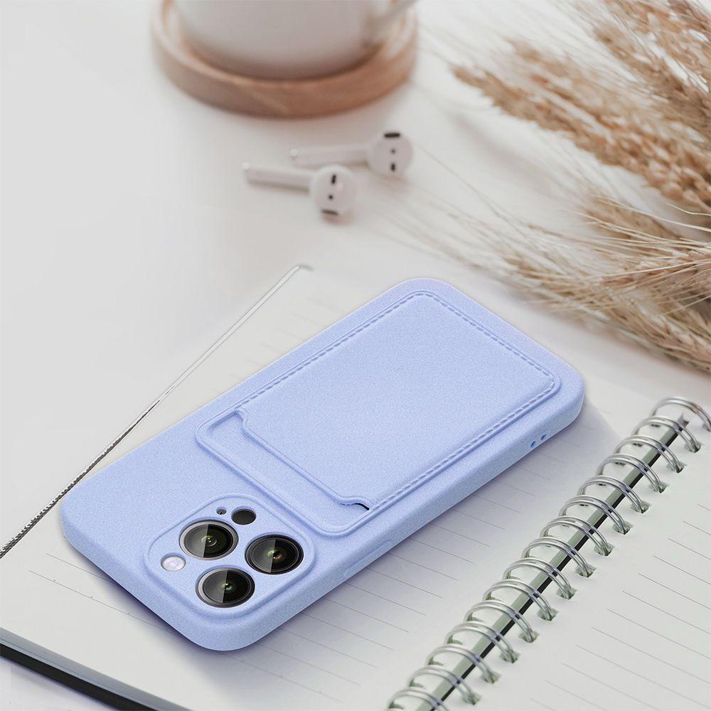 Θήκη Σιλικόνης Sonique Card Case Apple iPhone 15 Pro Λιλά