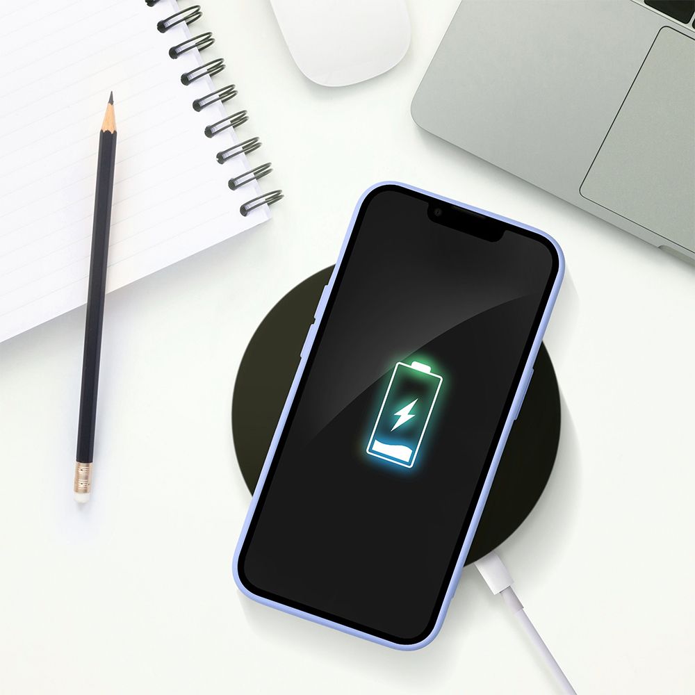 Θήκη Σιλικόνης Sonique Card Case Apple iPhone 15 Pro Λιλά