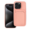 Θήκη Σιλικόνης Sonique Card Case Apple iPhone 15 Pro Ροζ