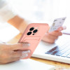 Θήκη Σιλικόνης Sonique Card Case Apple iPhone 15 Pro Ροζ