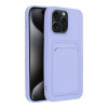 Θήκη Σιλικόνης Sonique Card Case Apple iPhone 15 Pro Max Λιλά