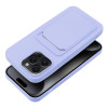 Θήκη Σιλικόνης Sonique Card Case Apple iPhone 15 Pro Max Λιλά