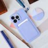 Θήκη Σιλικόνης Sonique Card Case Apple iPhone 15 Pro Max Λιλά