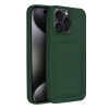 Θήκη Σιλικόνης Sonique Card Case Apple iPhone 15 Pro Max Πράσινο Σκούρο
