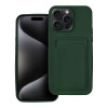 Θήκη Σιλικόνης Sonique Card Case Apple iPhone 15 Pro Max Πράσινο Σκούρο