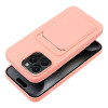 Θήκη Σιλικόνης Sonique Card Case Apple iPhone 15 Pro Max Ροζ