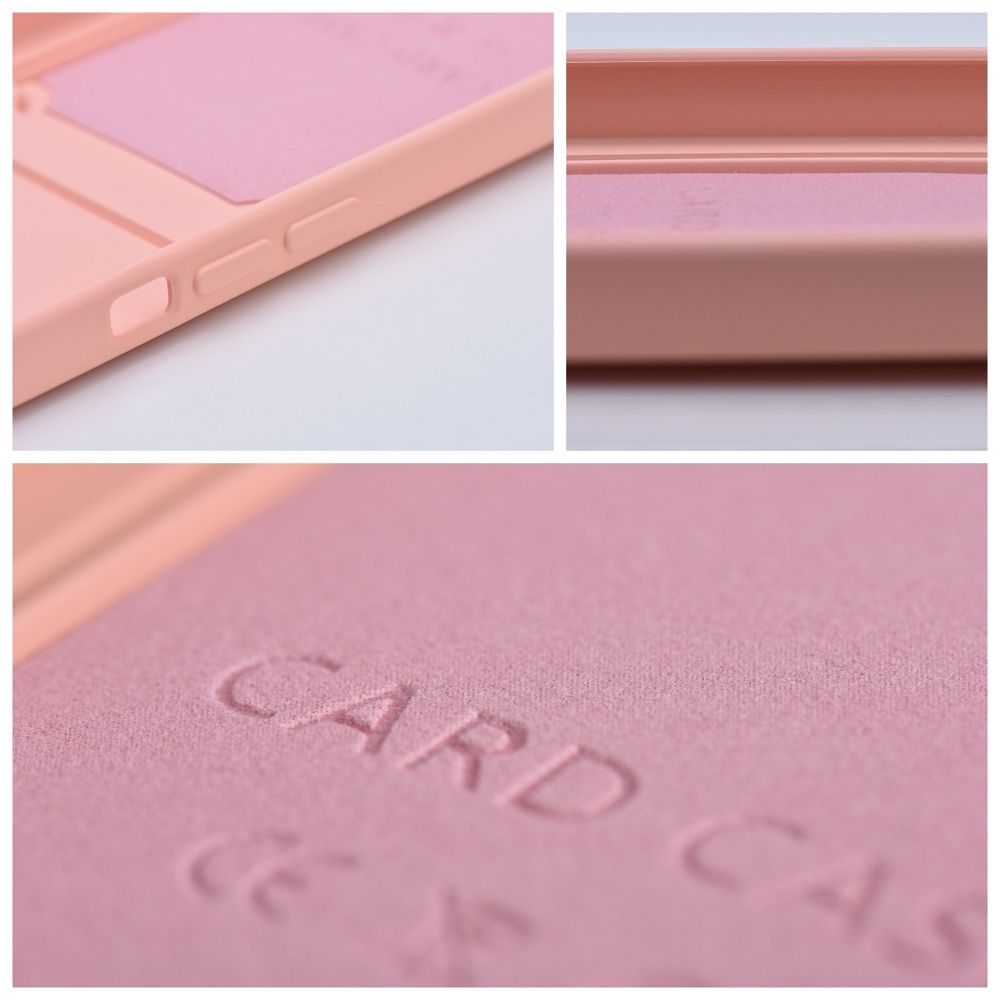 Θήκη Σιλικόνης Sonique Card Case Apple iPhone 15 Pro Max Ροζ