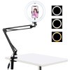 Ring Light LED Puluz 10.2" 26cm με Επιτραπέζια Βάση και Βάση Κινητού