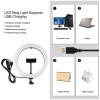 Ring Light Puluz  10.2" 26cm με Τρίποδο Δαπέδου 1.65m και Βάση για Κινητό