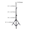 Τρίποδο Puluz με Ρυθμιζόμενο Ύψος απο 66cm έως 1.60cm Μαύρο