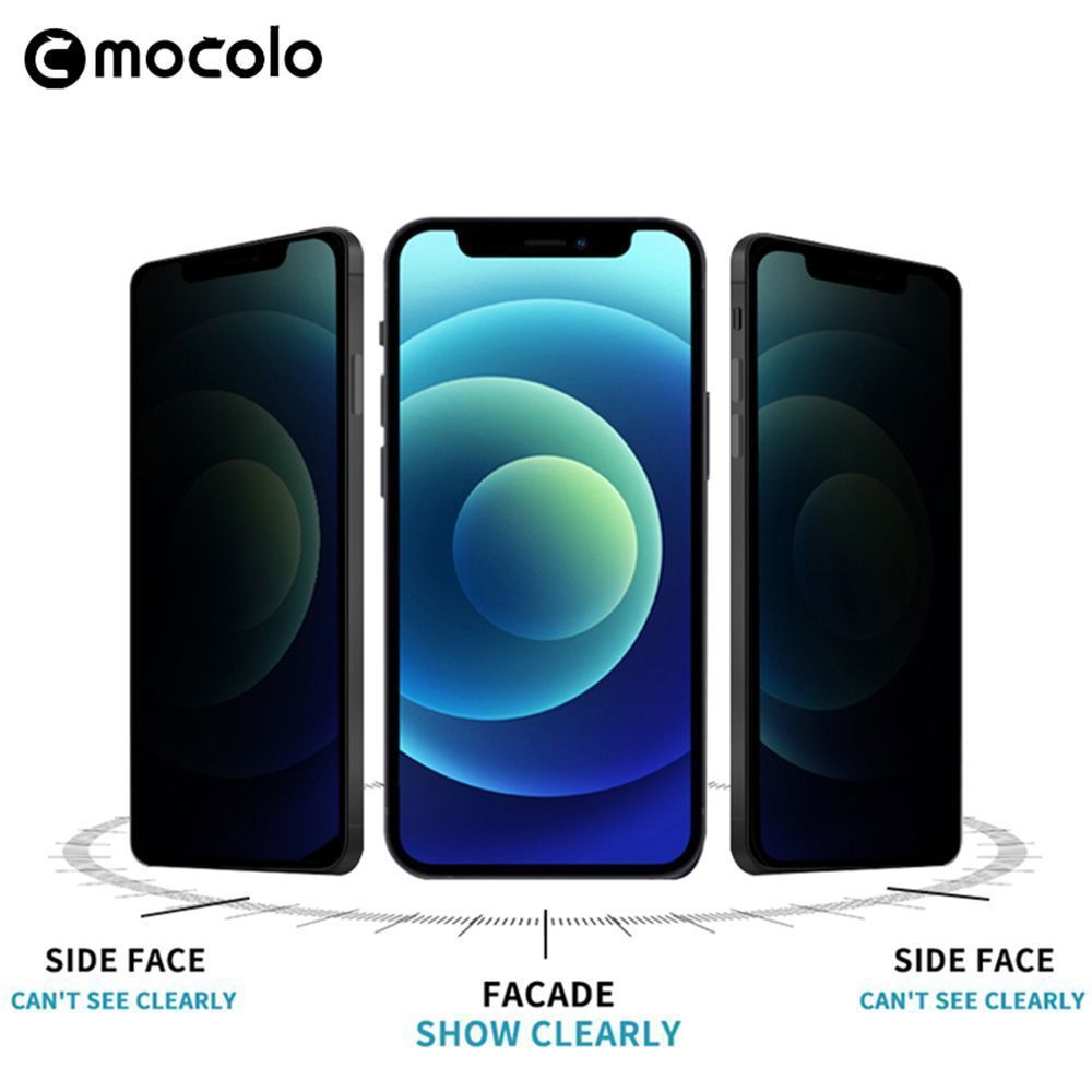 Mocolo Full Glue Privacy Tempered Glass Apple iPhone 15 Plus Μαύρο