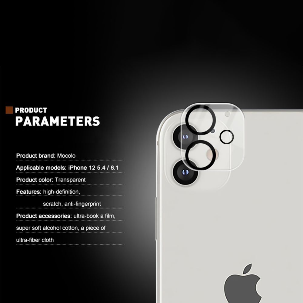 Προστασία Κάμερας Mocolo Lens Full Cover Apple iPhone 12 Black