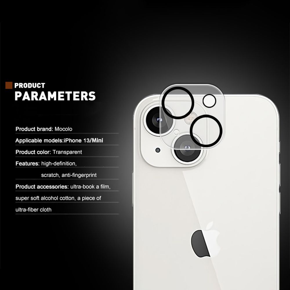 Προστασία Κάμερας Mocolo Lens Full Cover Apple iPhone 13 Mini / iPhone 13 Black