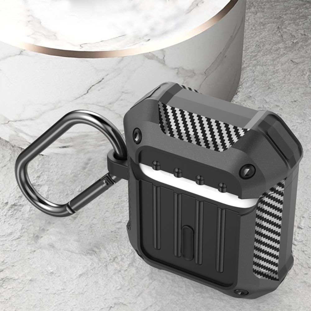 Θήκη Σιλικόνης Sonique Heavy Armor για AirPods 1/2 Μαύρο