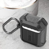 Θήκη Σιλικόνης Sonique Heavy Armor για AirPods 1/2 Μαύρο