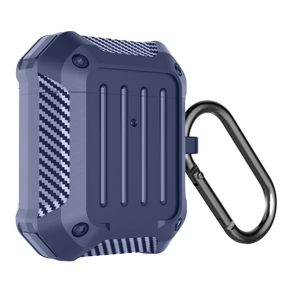 Θήκη Σιλικόνης Sonique Heavy Armor για AirPods 1/2 Μπλέ