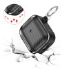 Θήκη Σιλικόνης Sonique Carbon Brushed για AirPods 1/2 Μαύρο