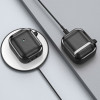Θήκη Σιλικόνης Sonique Carbon Brushed για AirPods 1/2 Μαύρο