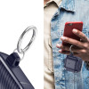 Θήκη Σιλικόνης Sonique Carbon Brushed για AirPods 1/2 Μπλε Σκούρο
