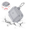 Θήκη Σιλικόνης Sonique Carbon Brushed για AirPods 1/2 Σκούρο Γκρι