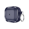 Θήκη Σιλικόνης Sonique Carbon Brushed για AirPods 3 Μπλε Σκούρο