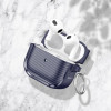 Θήκη Σιλικόνης Sonique Carbon Brushed για AirPods 3 Μπλε Σκούρο