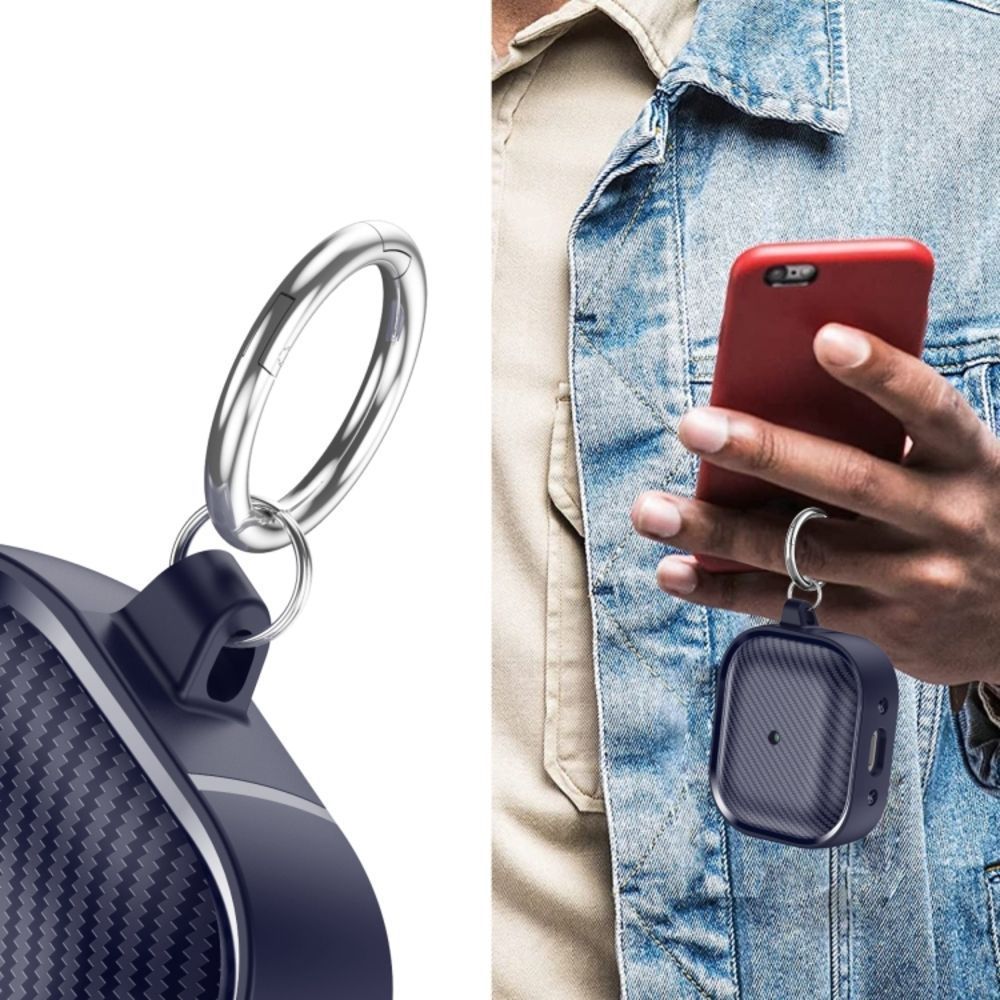 Θήκη Σιλικόνης Sonique Carbon Brushed για AirPods 3 Μπλε Σκούρο
