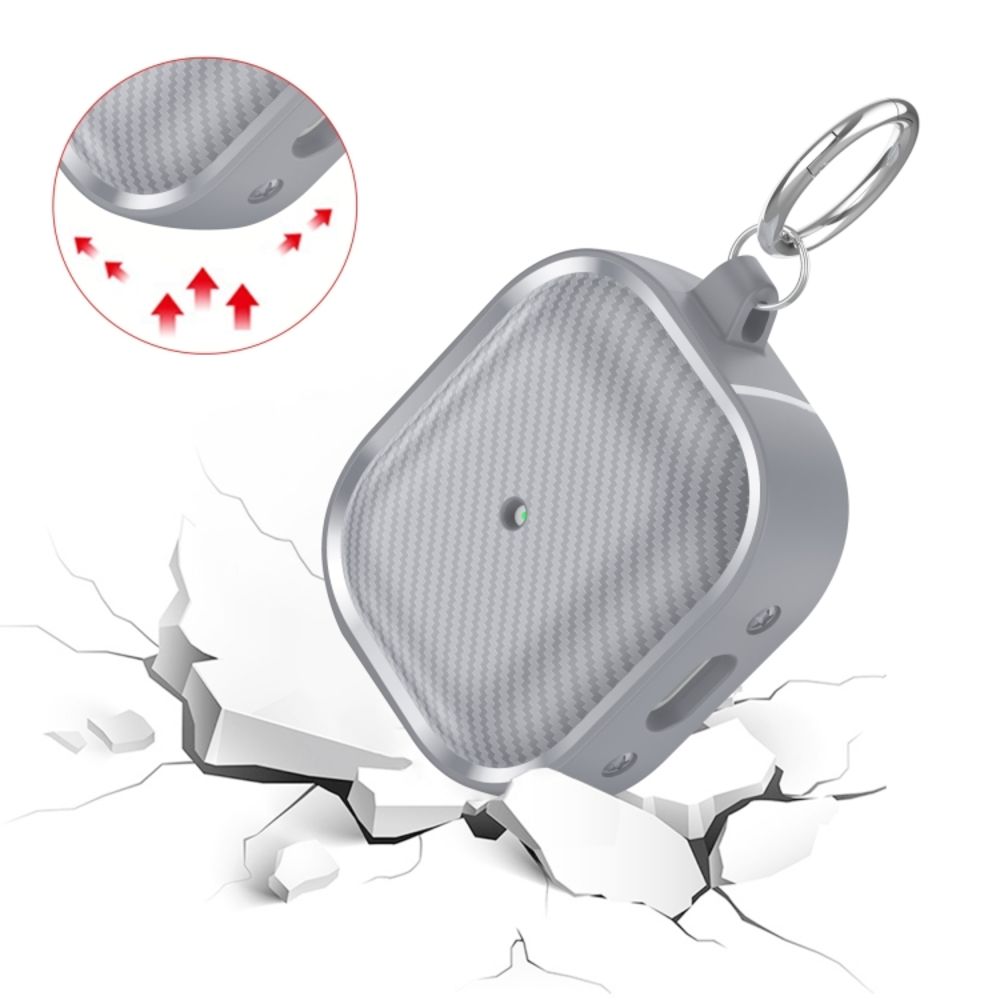 Θήκη Σιλικόνης Sonique Carbon Brushed για AirPods 3 Σκούρο Γκρι