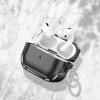 Θήκη Σιλικόνης Sonique Carbon Brushed για AirPods Pro Μαύρο