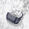 Θήκη Σιλικόνης Sonique Carbon Brushed για AirPods Pro 2 Μπλε Σκούρο