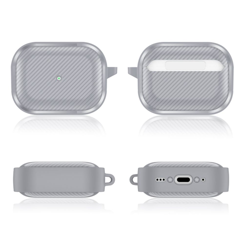 Θήκη Σιλικόνης Sonique Carbon Brushed για AirPods Pro 2 Σκούρο Γκρι