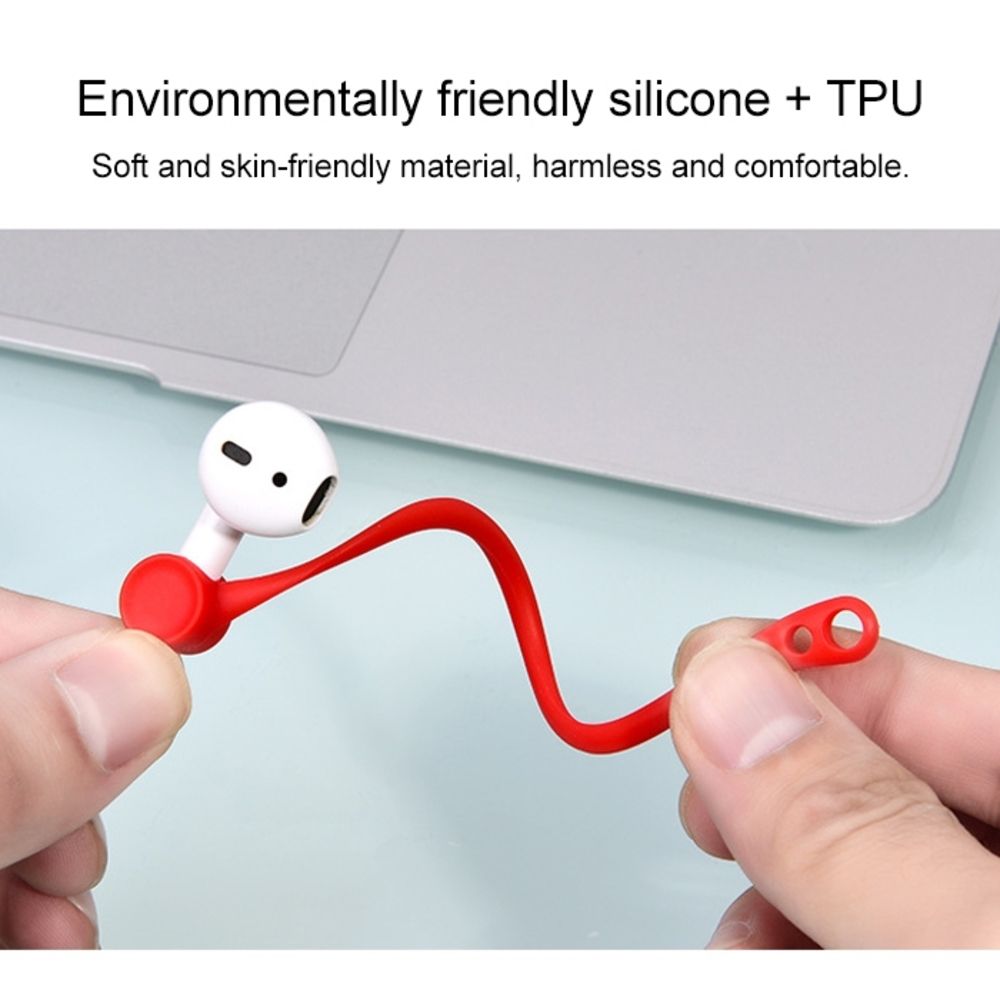 Earhooks Σιλικόνης Sonique Soft Touch για AirPods 1/2 Λευκό