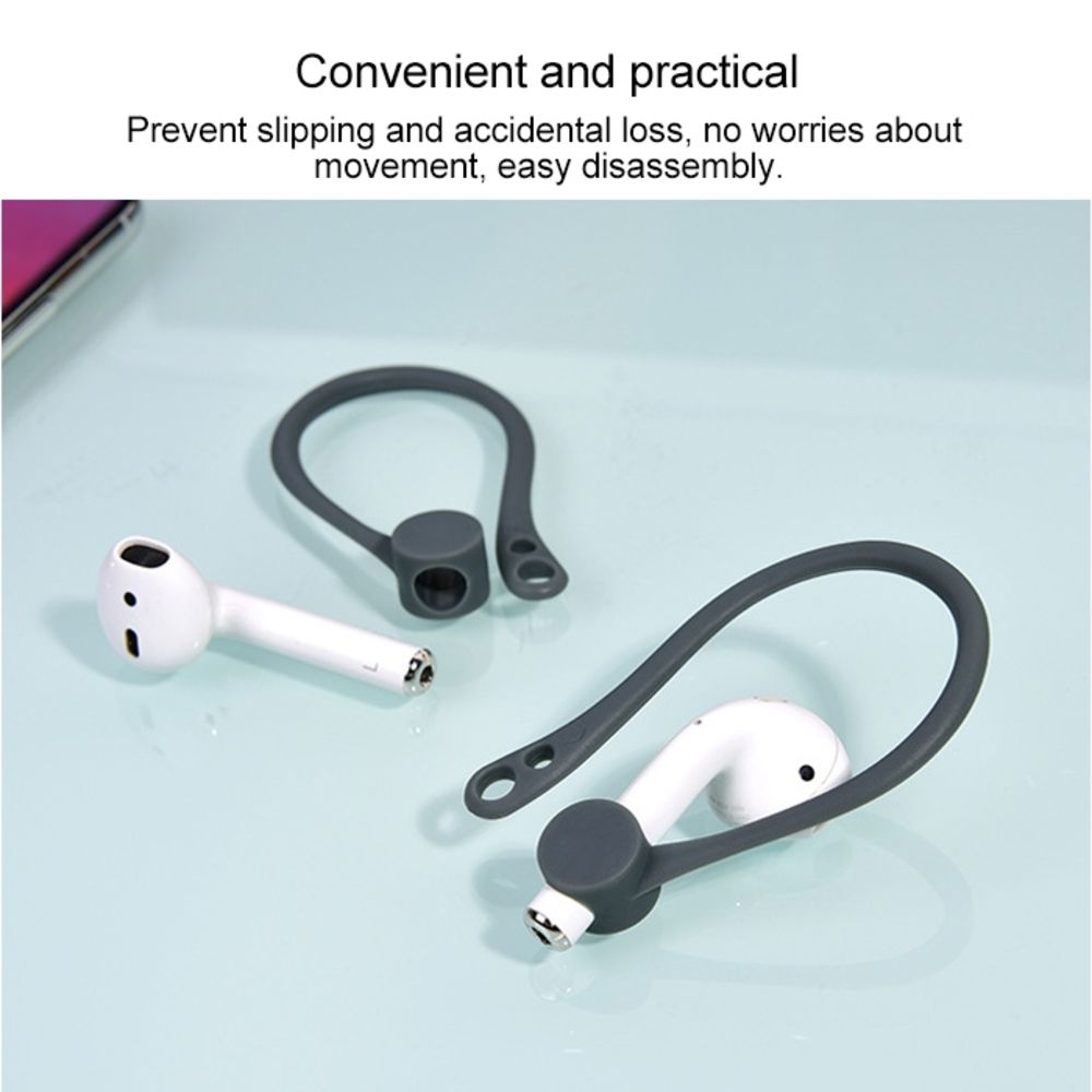 Earhooks Σιλικόνης Sonique Soft Touch για AirPods 1/2 Λευκό
