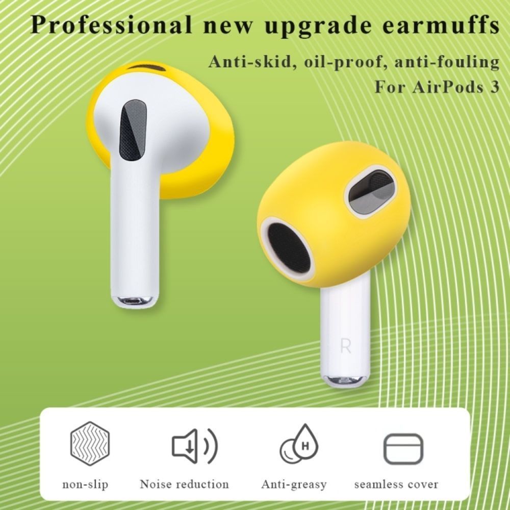 Καλύμματα Σιλικόνης Sonique Soft Touch για AirPods 3 Λευκό