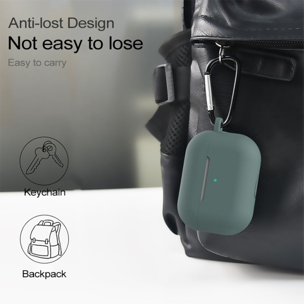 Σετ 5 σε 1 Sonique Soft Touch  για AirPods Pro Μαύρο