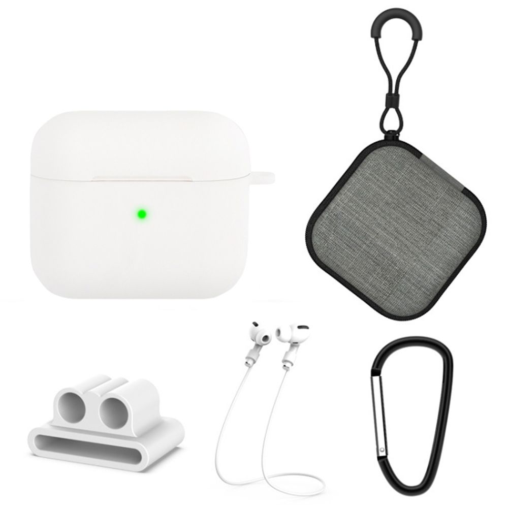 Σετ 5 σε 1 Sonique Soft Touch για AirPods 3 Λευκό