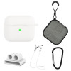 Σετ 5 σε 1 Sonique Soft Touch για AirPods 3 Λευκό