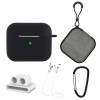 Σετ 5 σε 1 Sonique Soft Touch για AirPods 3 Μαύρο