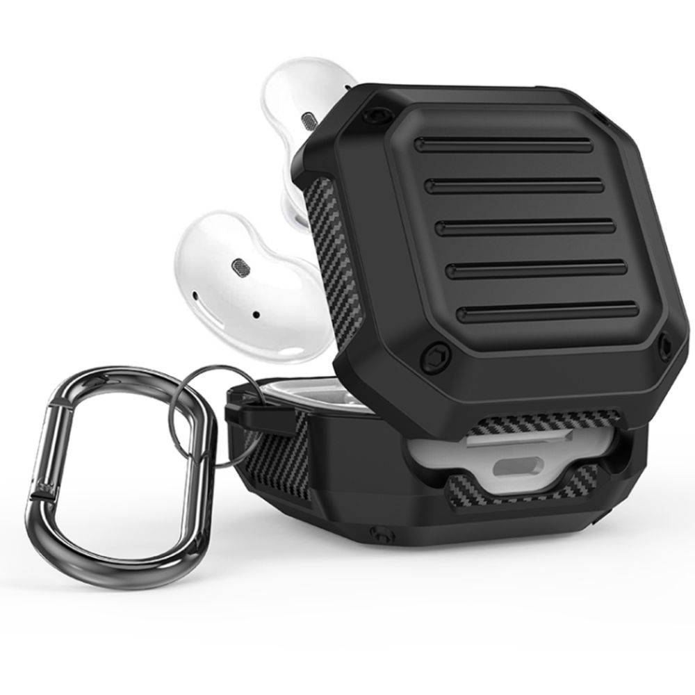 Θήκη Σιλικόνης Sonique Heavy Armor για Samsung Galaxy Buds Live/ Buds 2/ Buds Pro/ Buds 2 Pro Μαύρο