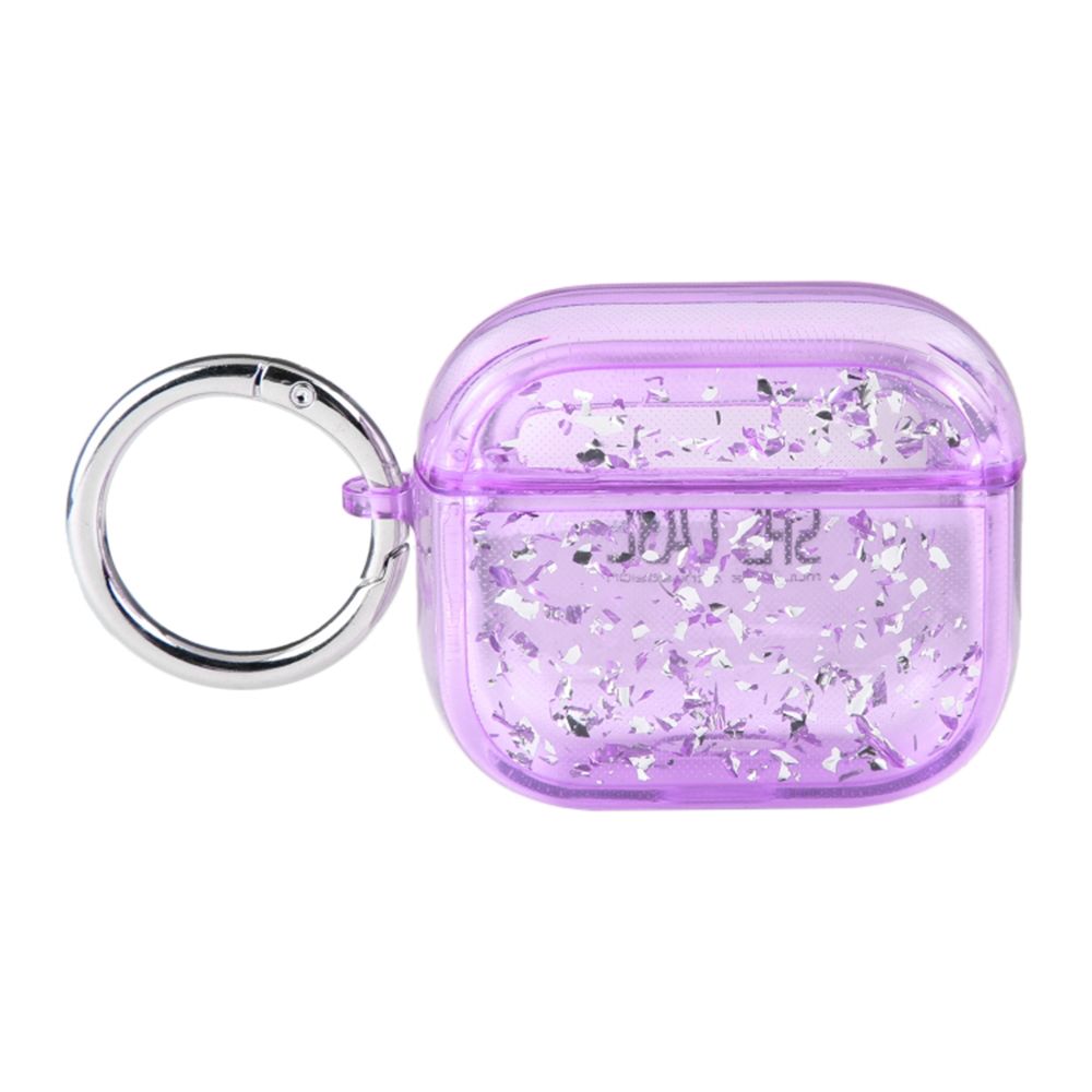 Θήκη Sonique Silver Foil για AirPods Pro 2 Μωβ