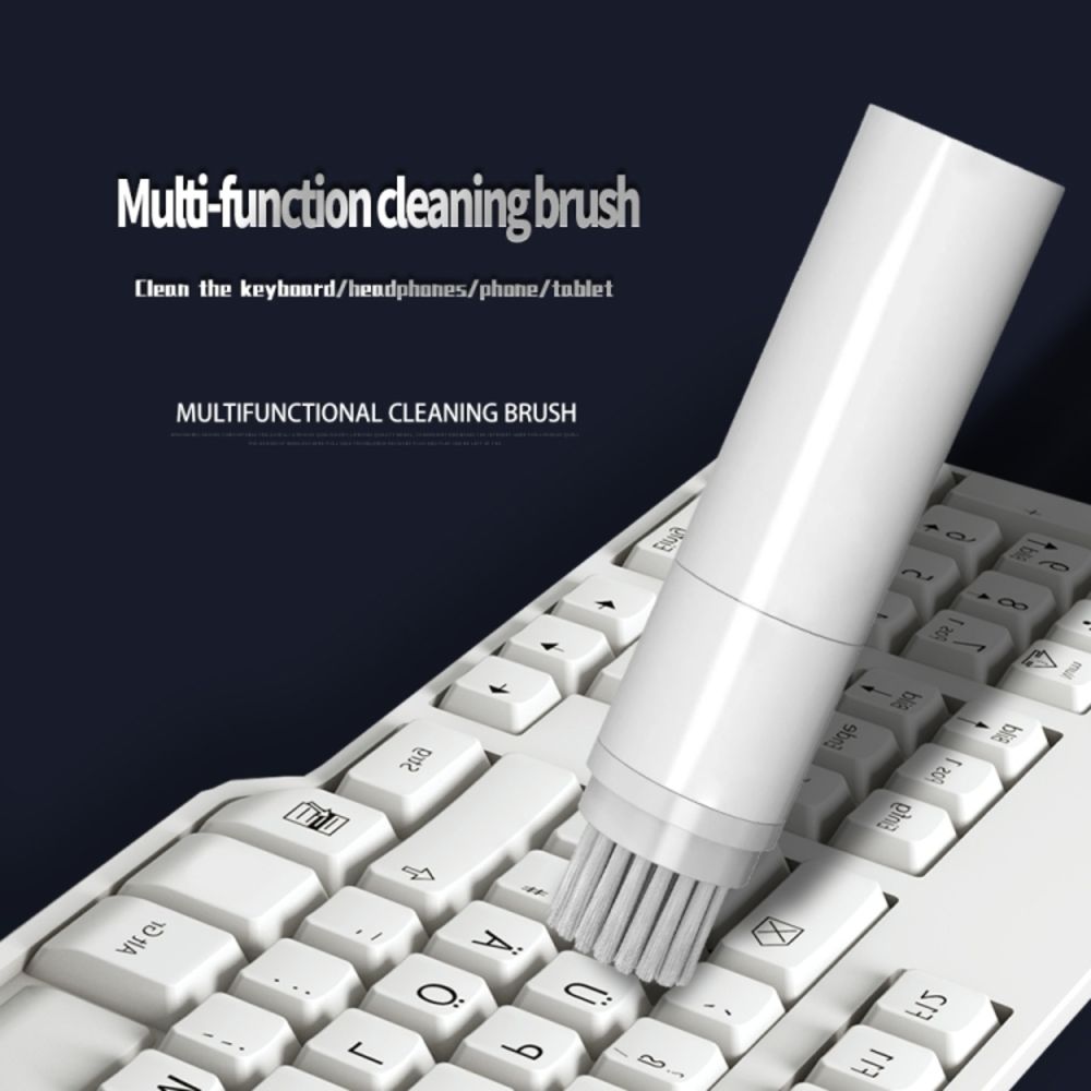 Multi Clean Σετ Καθαρισμού Πληκτρολογίου & Ακουστικών 6 σε 1 Λευκό